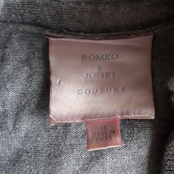 🍒Interesting grey sweater vest size m - Picture 4 of 4